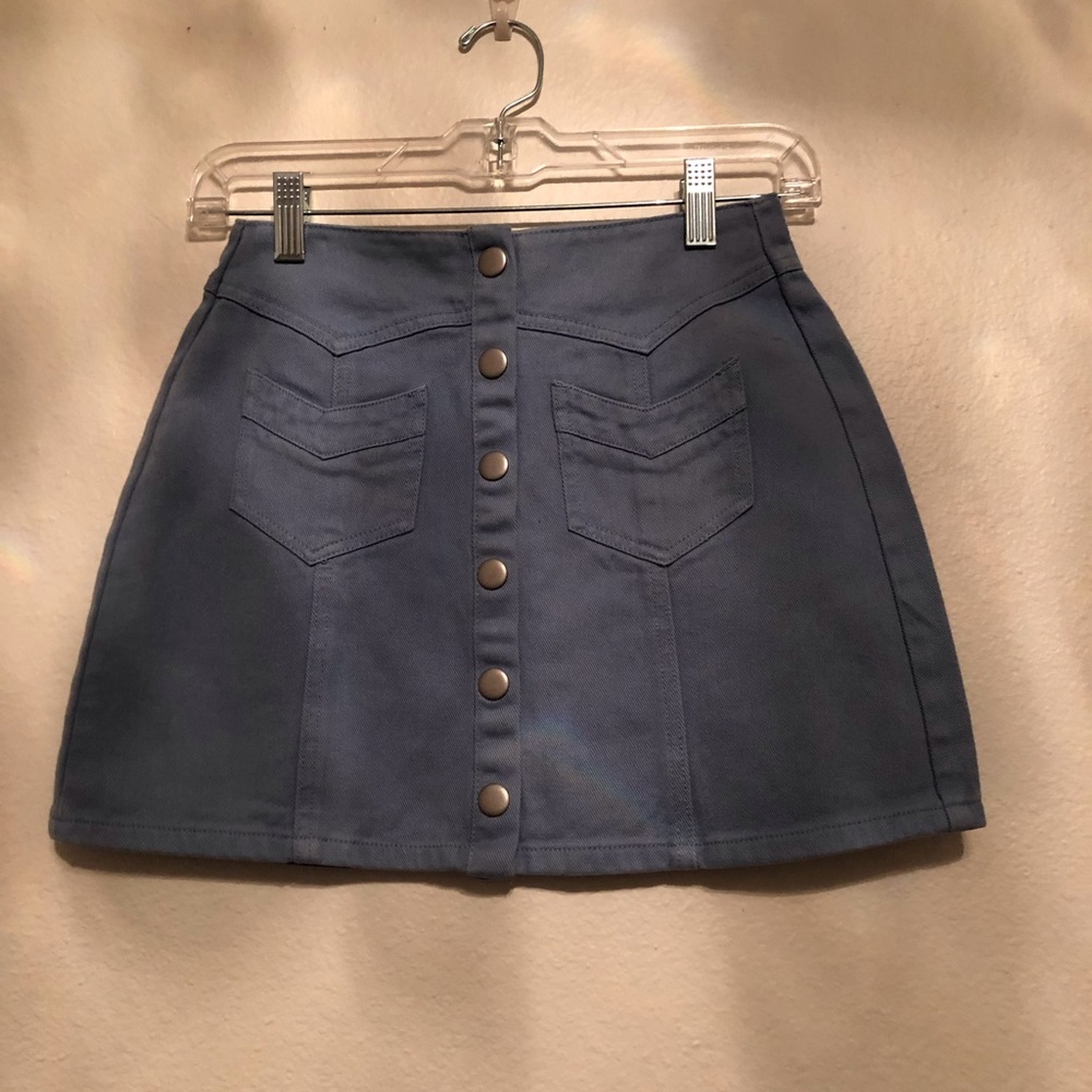 Kendall and Kylie denim mini skirt